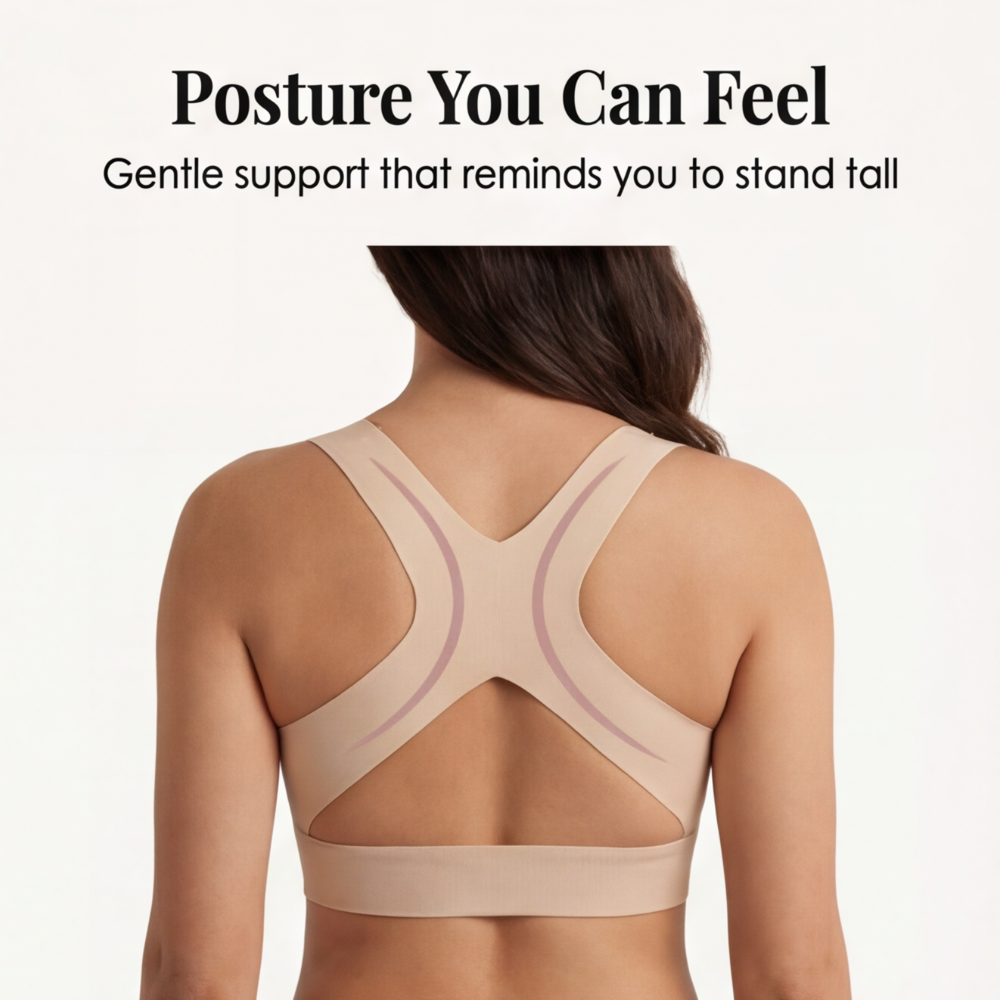 PosturaBella™ - Cross-Back Wireless Support Bra