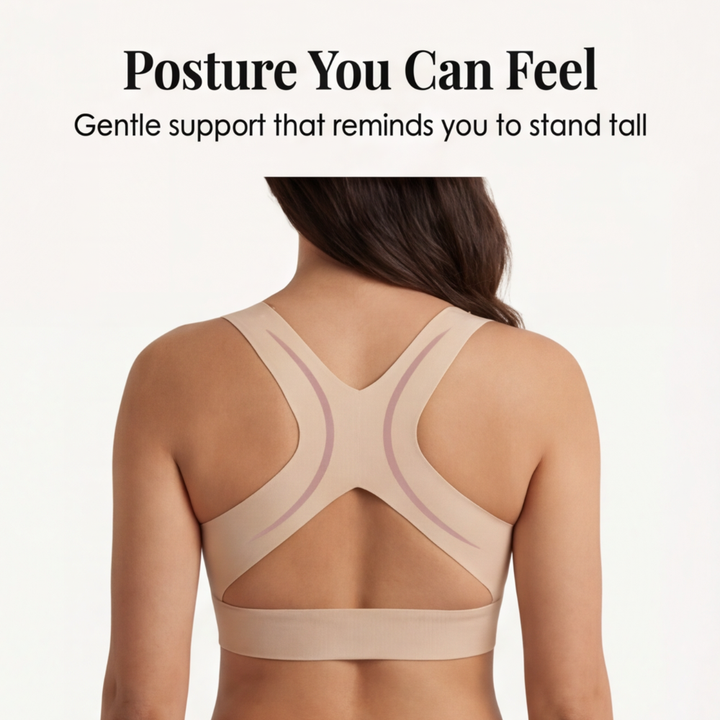 PosturaBella™ - Cross-Back Wireless Support Bra