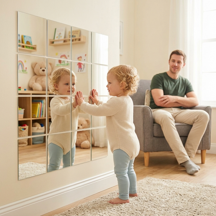 Clearvue™ – Shatterproof Full Length Wall Mirror Tiles