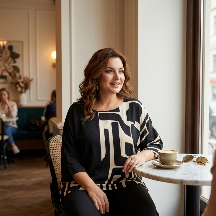 Eloria™ – Elegant Oversized Statement Top