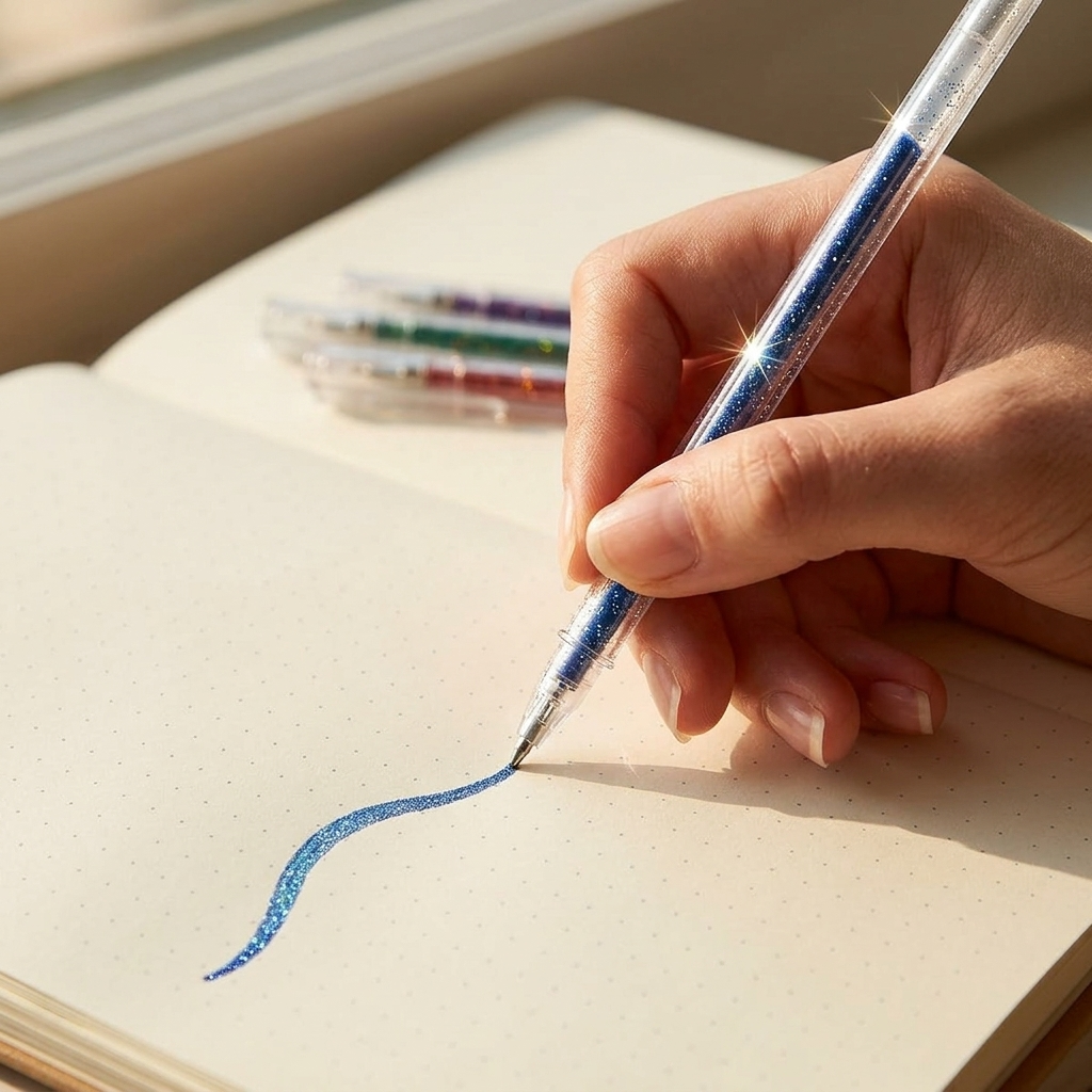 Glintara™ – Shimmering Glitter Gel Pen Set