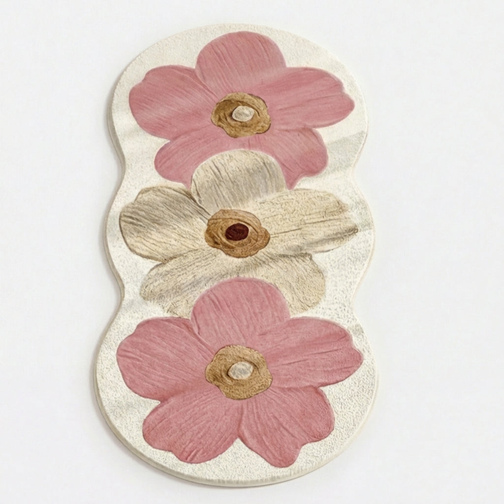 Bloomora™ — Sculpted Floral Accent Rug