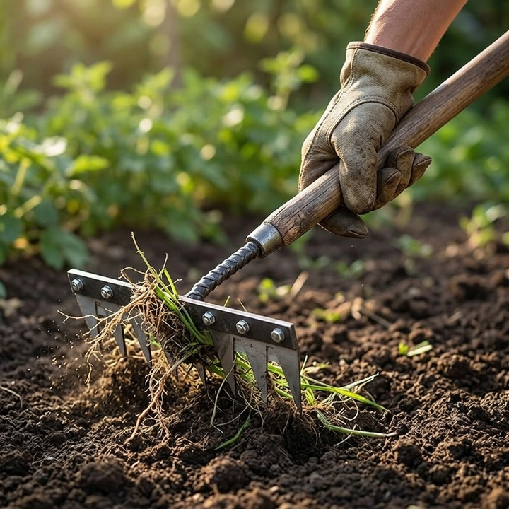 Rootgrip™ – Heavy Duty Garden Weeding Rake