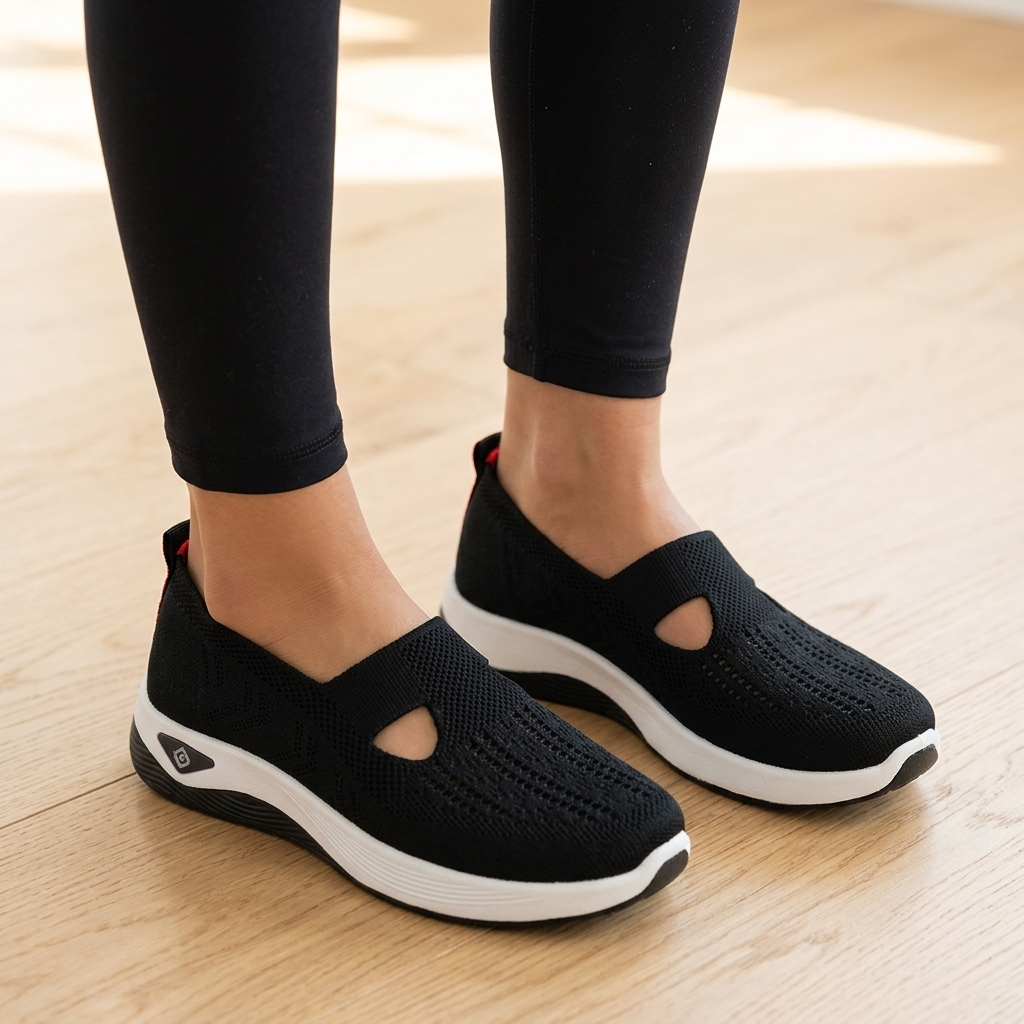 Striveknit™ – Breathable Slip-On Sneakers for All-Day Comfort