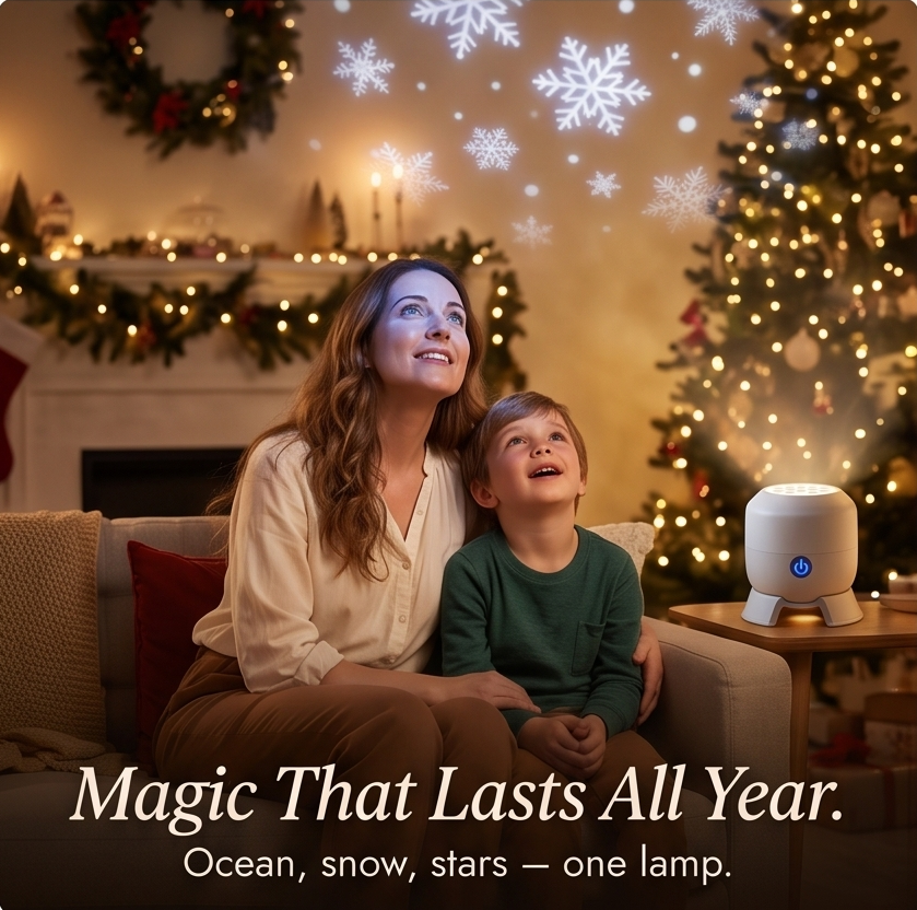 Lumora™ – Ocean & Holiday Ceiling Projector Lamp