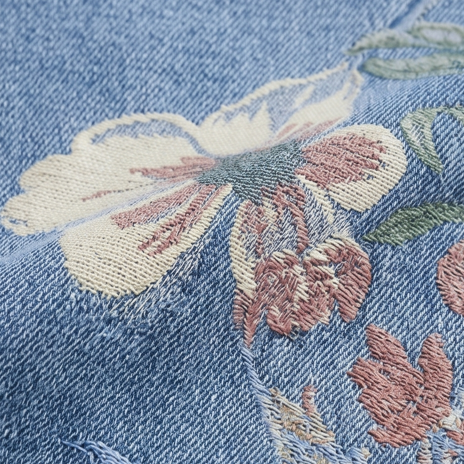 Blomara™ Floral Print Wide-Leg Jeans