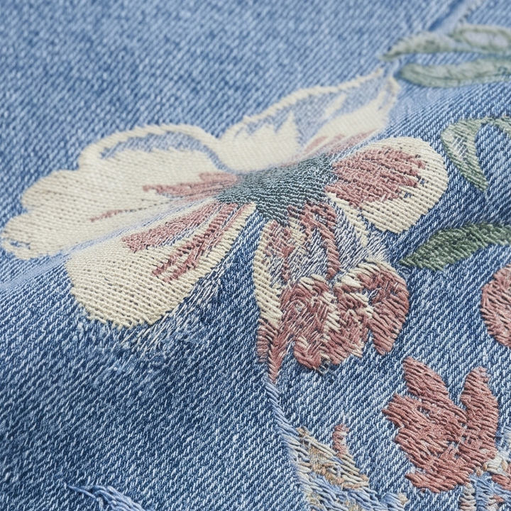 Blomara™ Floral Print Wide-Leg Jeans