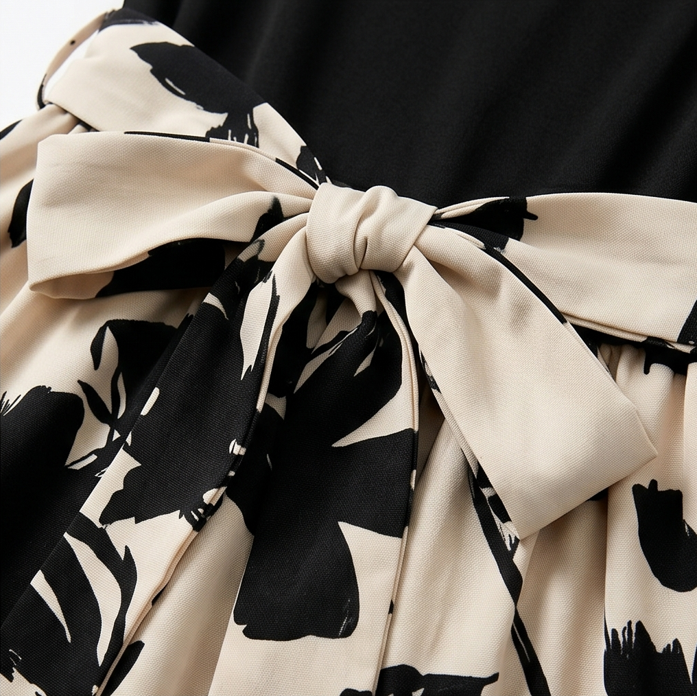 Florenza™ – Floral Tie-Waist Maxi Dress