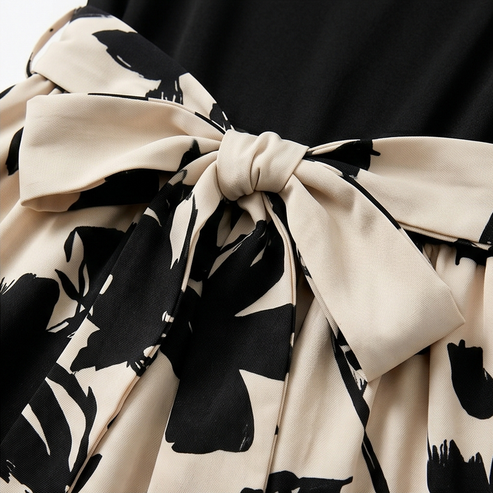 Florenza™ – Floral Tie-Waist Maxi Dress