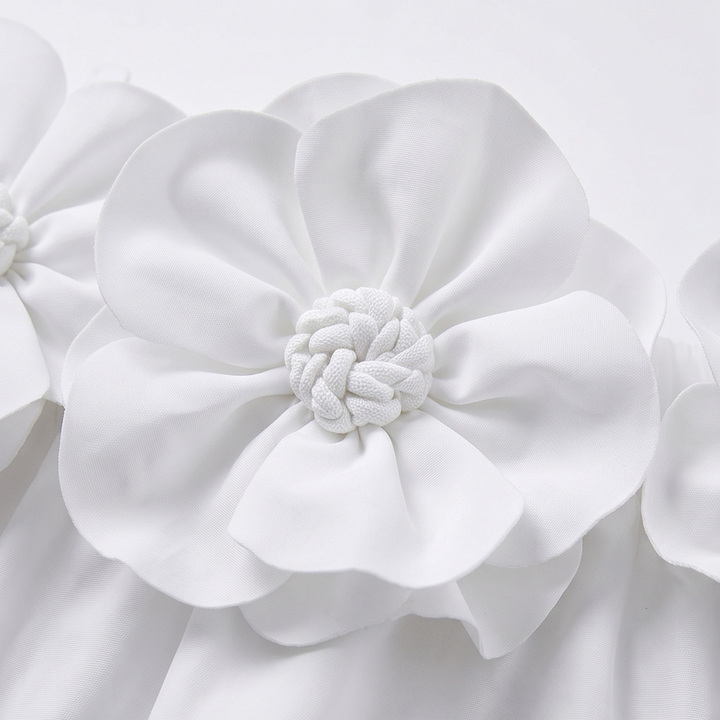 Florenza™ – Sculpted Rose Off-Shoulder Dress