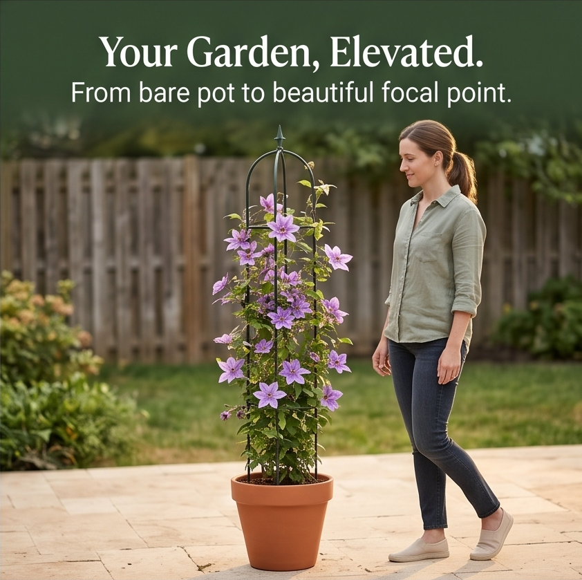 Floretta™ - Garden Obelisk Trellis for Climbing Plants