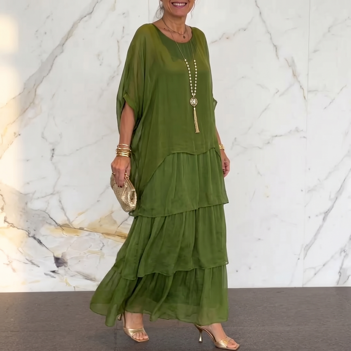 Marella™ – Elegant Tiered Dress for Events