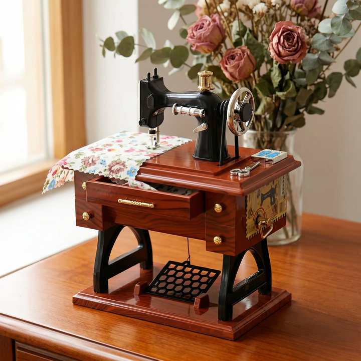Lunavia™ – Mini Sewing Machine Music Box