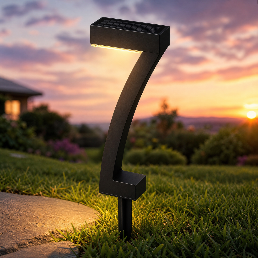 Lumenly™ – Sculptural Solar Pathway Lights (Set of 4)