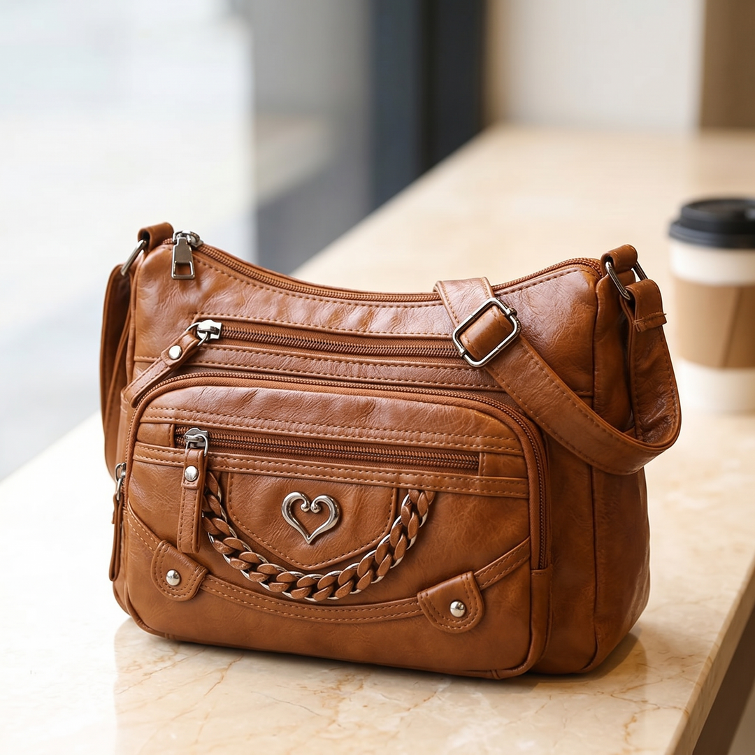 Veluna™ – Multi-Pocket Crossbody Bag for Everyday Carry