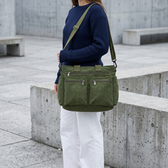 Lunavia™ - Corduroy Utility Tote with 6 Pockets