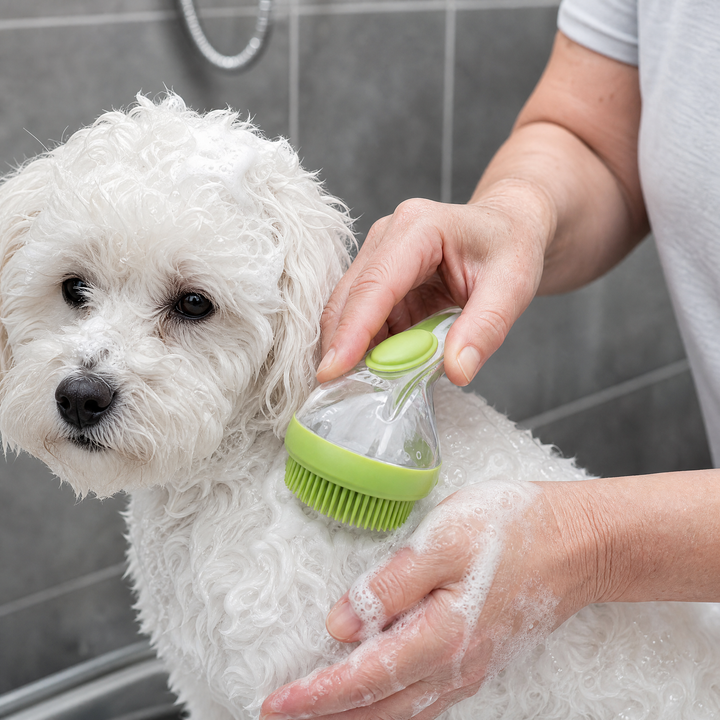 Sudsly™ - Pet Bath Brush with Built-in Shampoo Dispenser