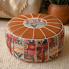 Marokka – Bohemian Storage Ottoman Pouf with Hidden Compartment