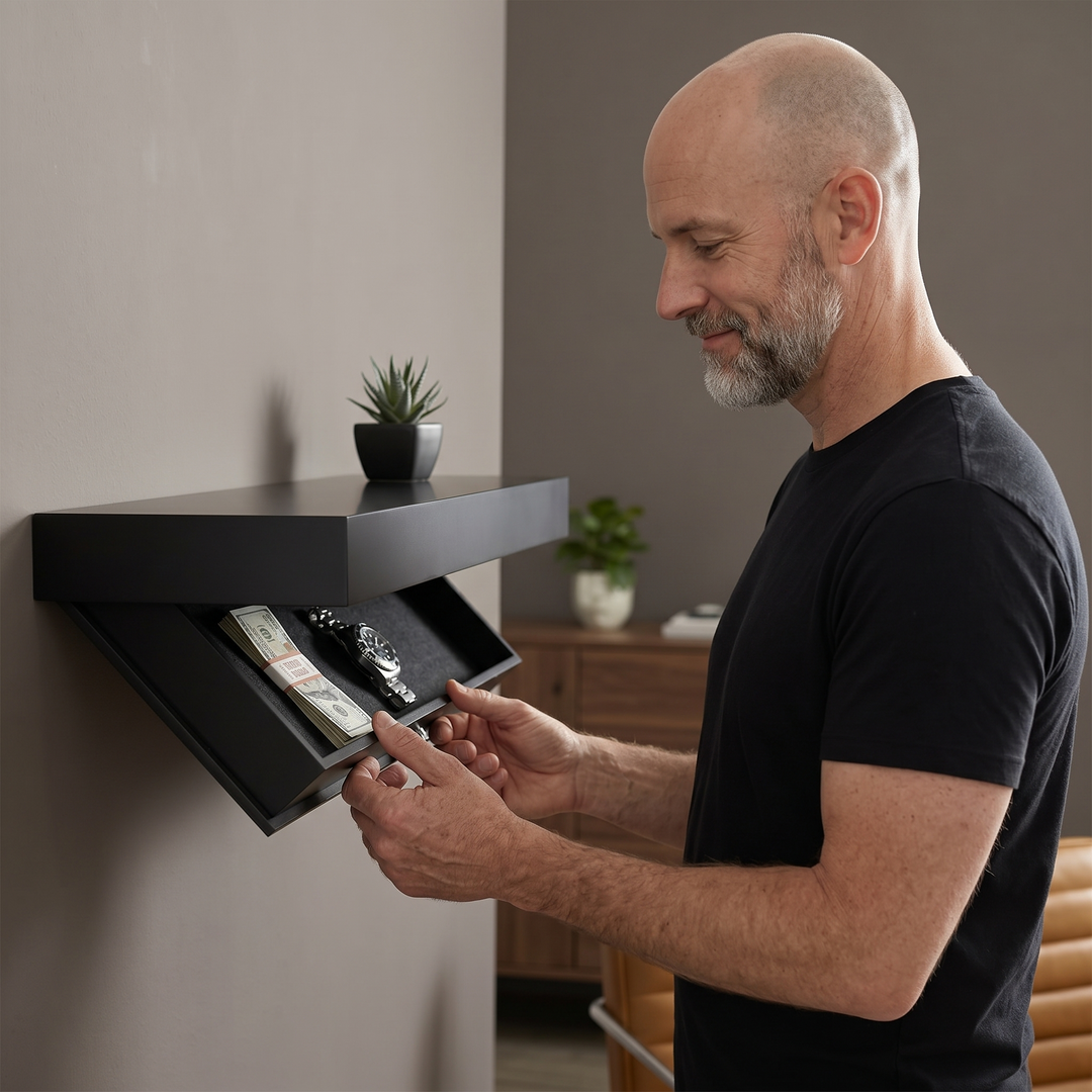 Vaultedge™ - Floating Wall Shelf with Hidden Compartment