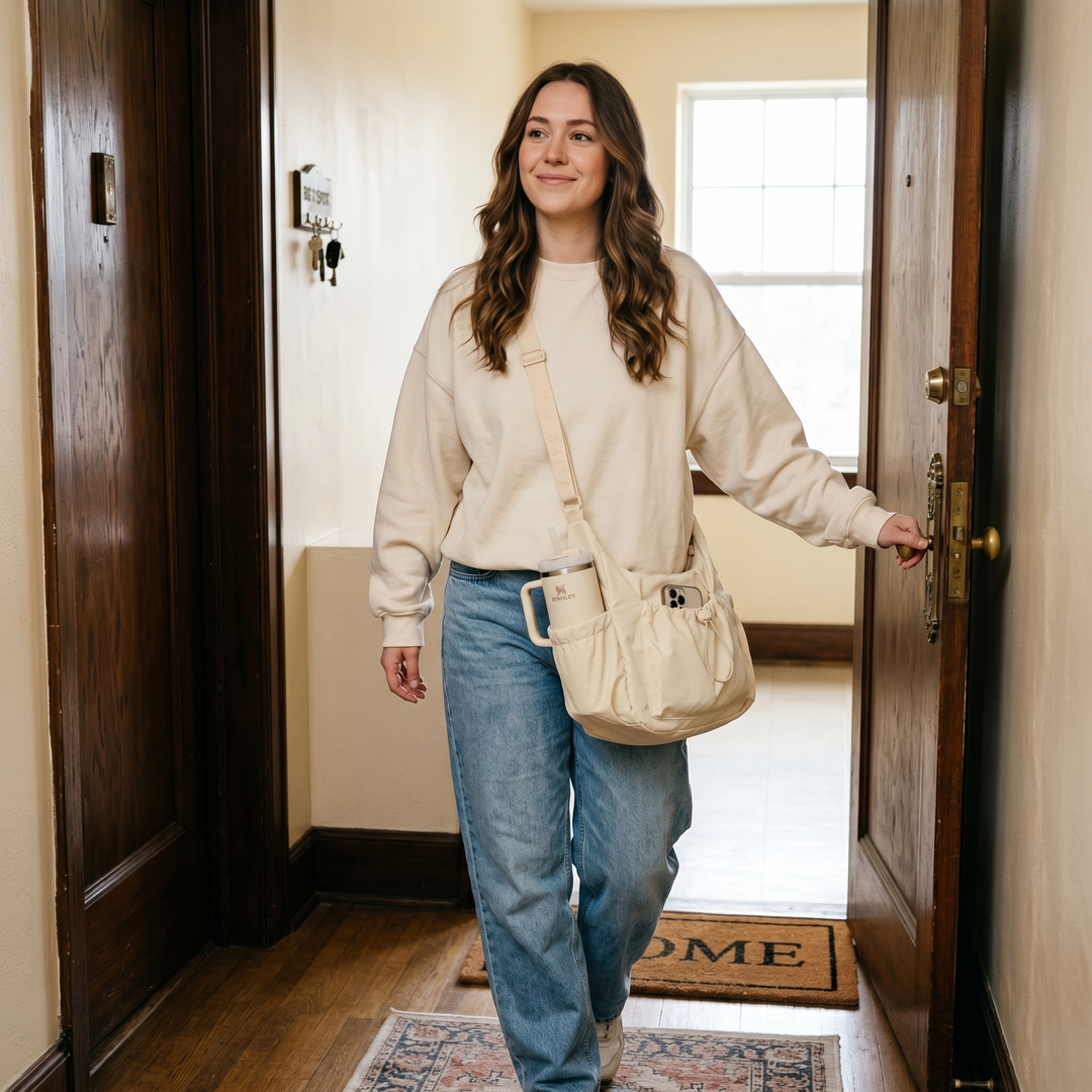 Nela™ Slouchy Hobo Crossbody Bag