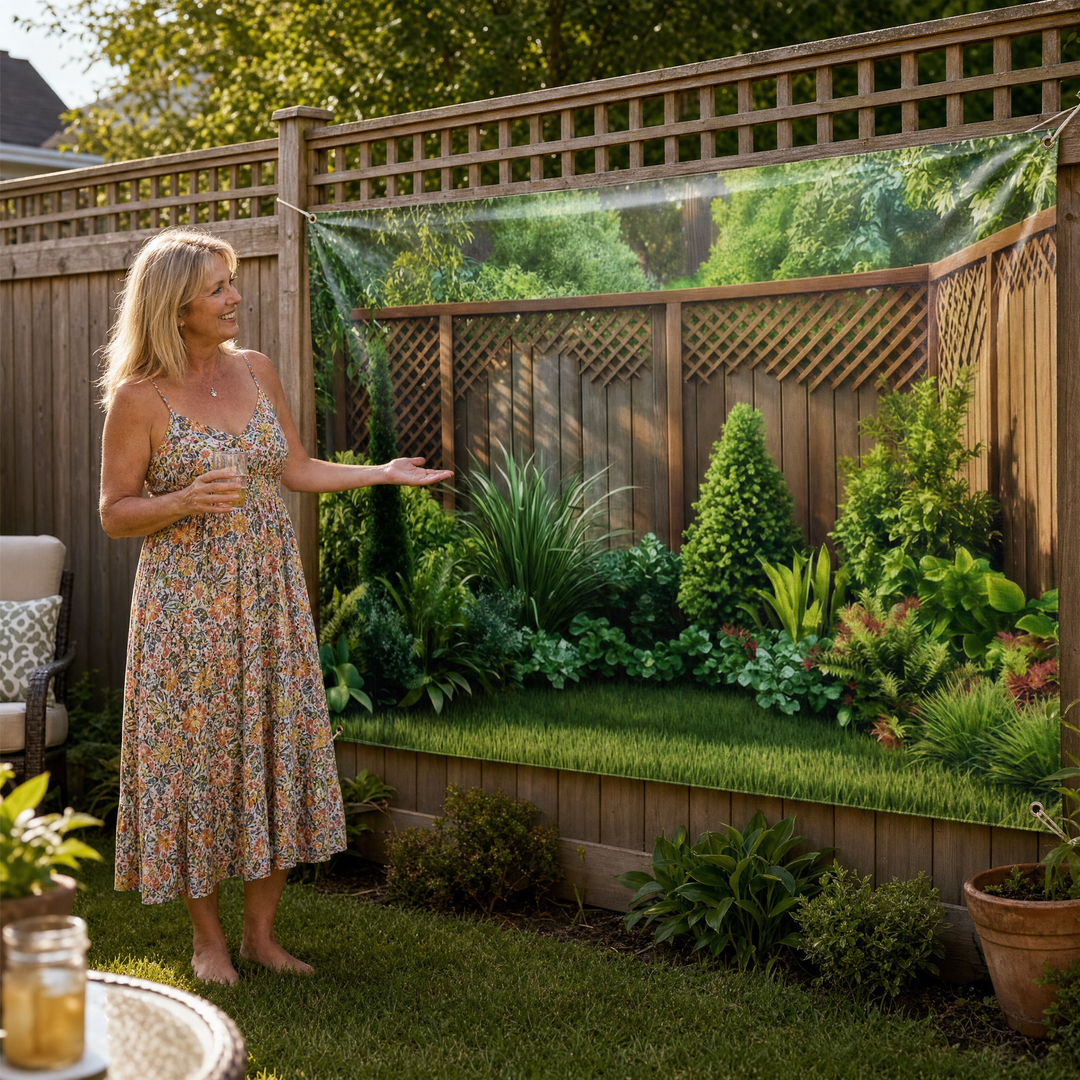 Verdara™ – Lush Garden Backdrop Banner