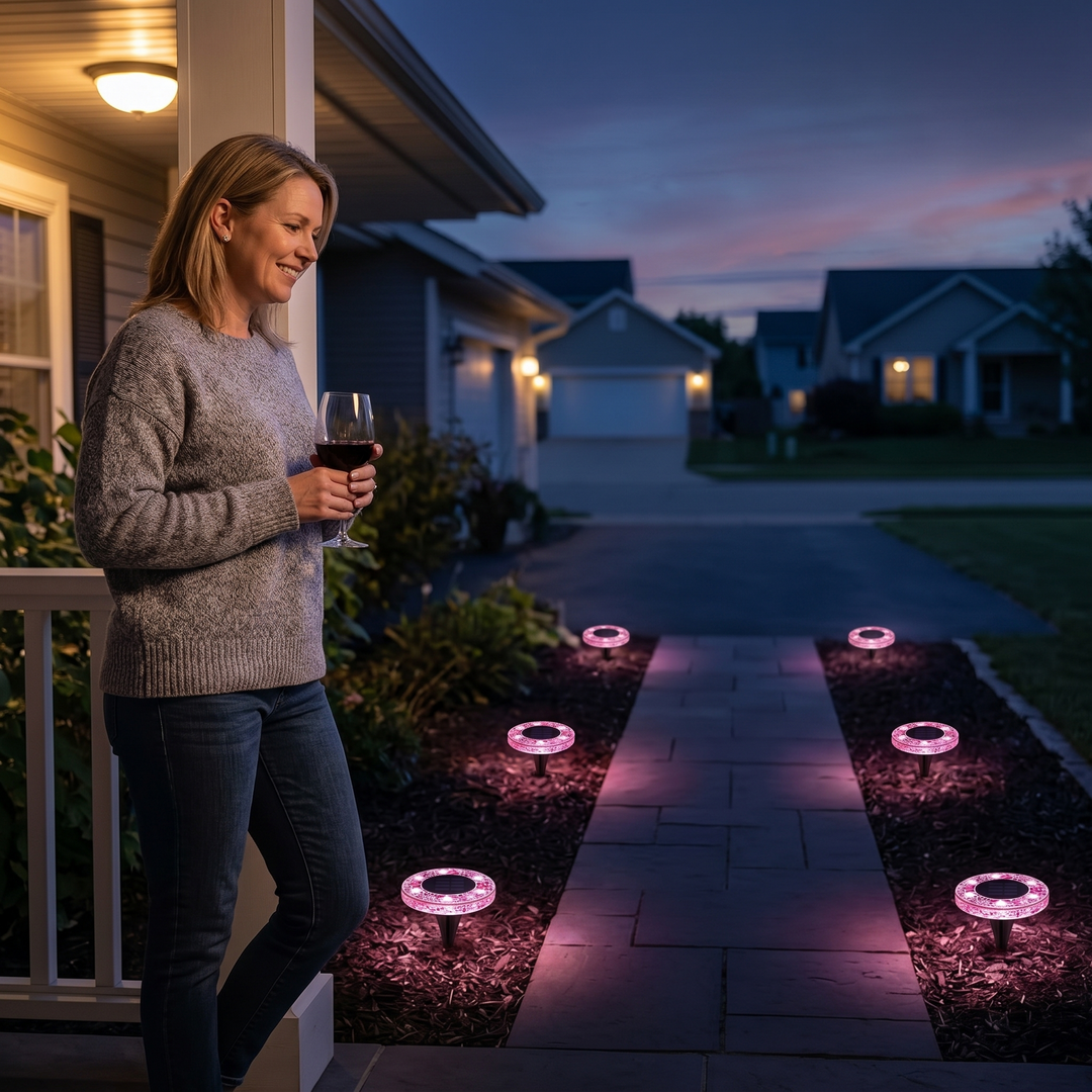 Glowmara™ – Decorative Mosaic Solar Path Lights