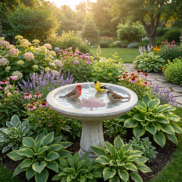 Coppera™ — Copper Leaf Bird Bath Purifier for Algae