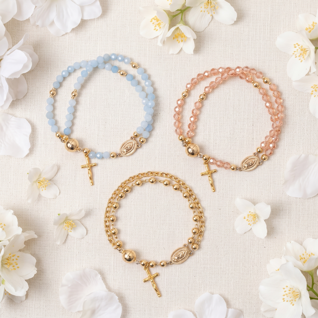 Aveluna™ — Handmade Rosary Bracelet