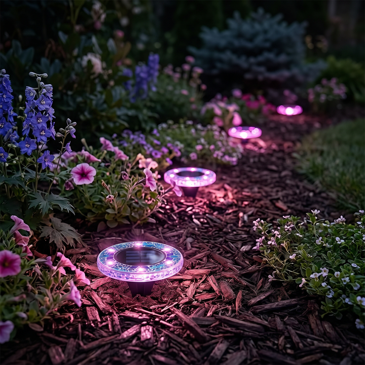 Glowmara™ – Decorative Mosaic Solar Path Lights