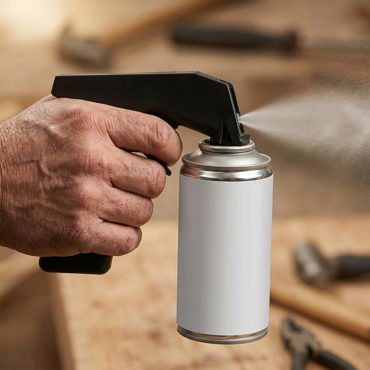 Gripfire™ – Snap-On Spray Gun Handle for Any Can