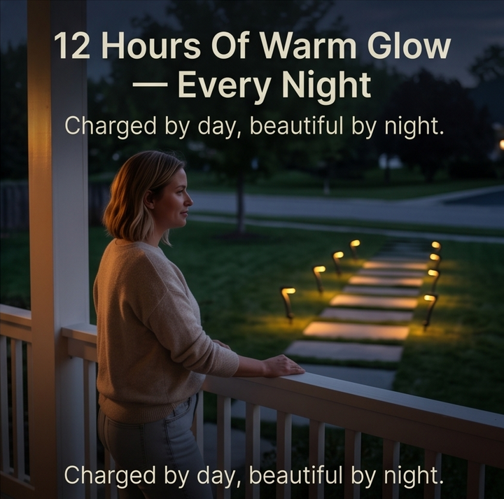 Lumenly™ – Sculptural Solar Pathway Lights (Set of 4)