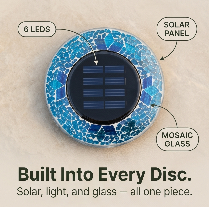 Glowmara™ – Decorative Mosaic Solar Path Lights