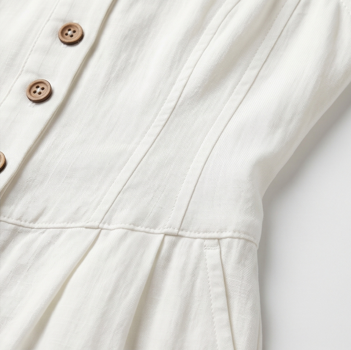 Lunavia™ - Wide-Leg Button Front Jumpsuit