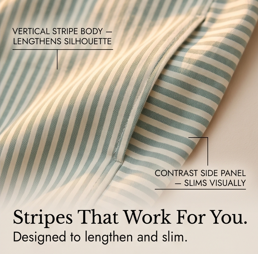 Lunavia™ – Striped Linen Pants with Elastic Waist