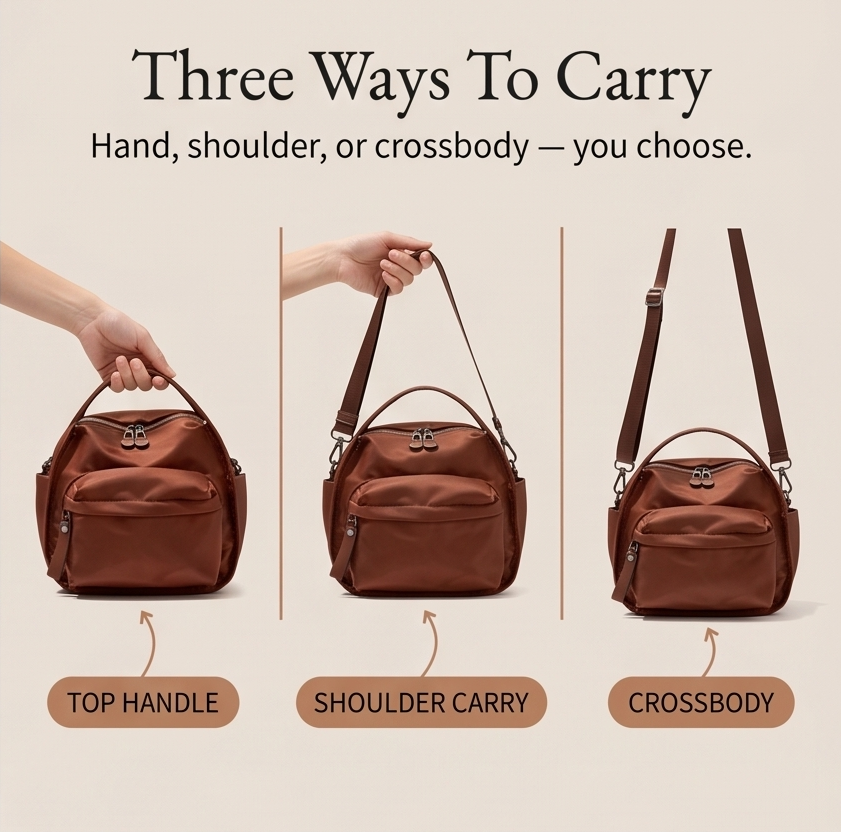 Lyona™ – Convertible Crossbody Bag for Everyday