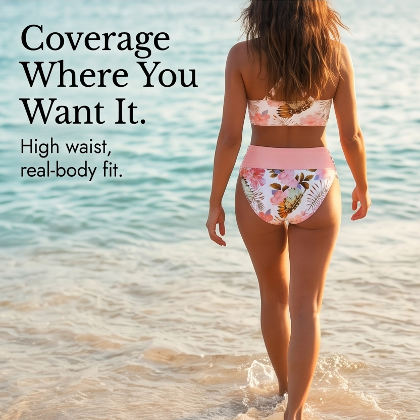 Marivela™ – Tummy-Flattering Wrap Bikini Set