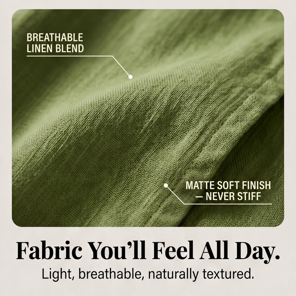 Slowlinen™ – Loose Linen Button-Front Overalls