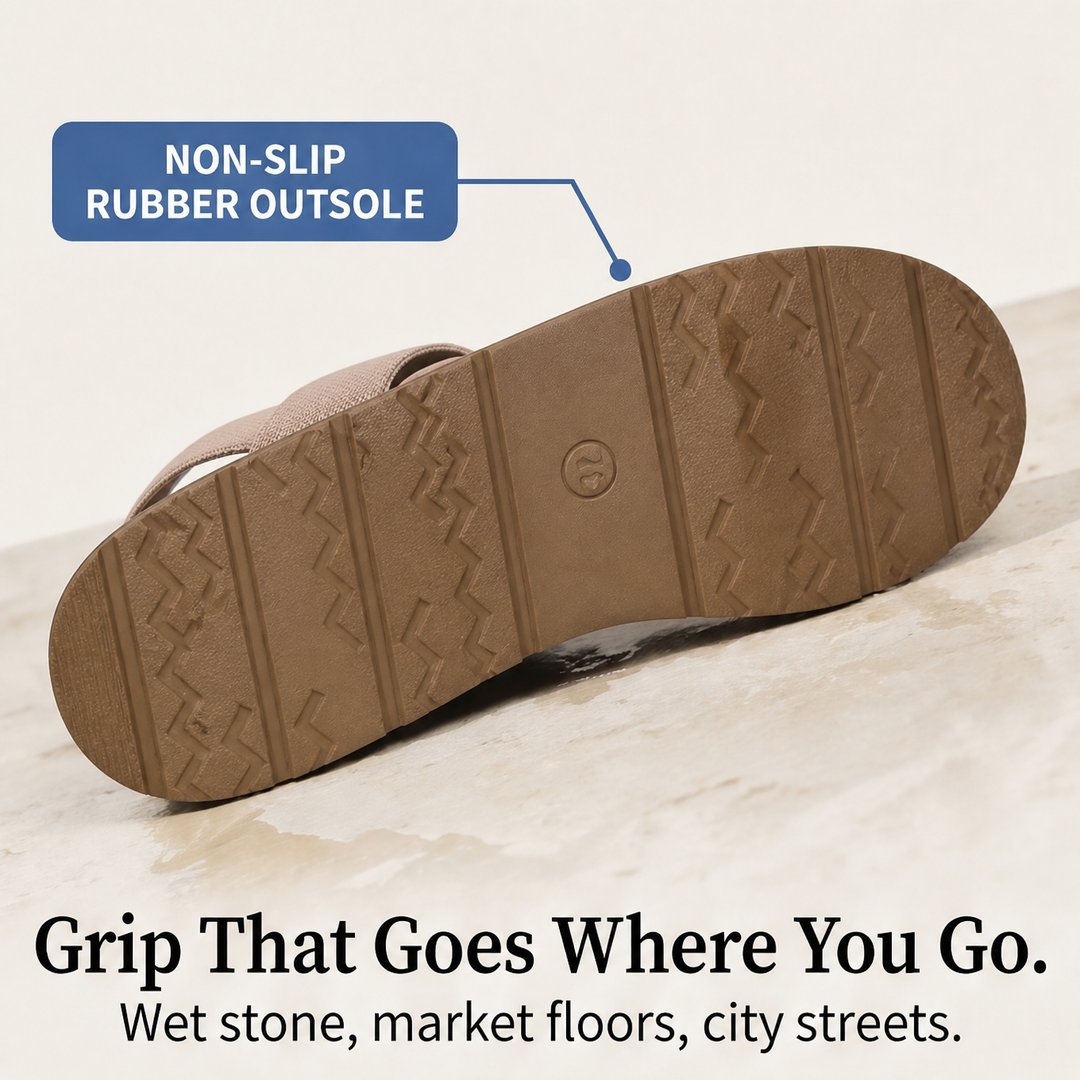 Mirelle™ – Stretch Strap Walking Sandals