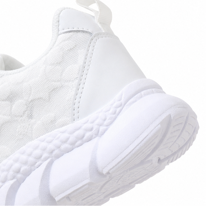 Stelline – Star Mesh Platform Sneakers for Women, Breathable White Lace