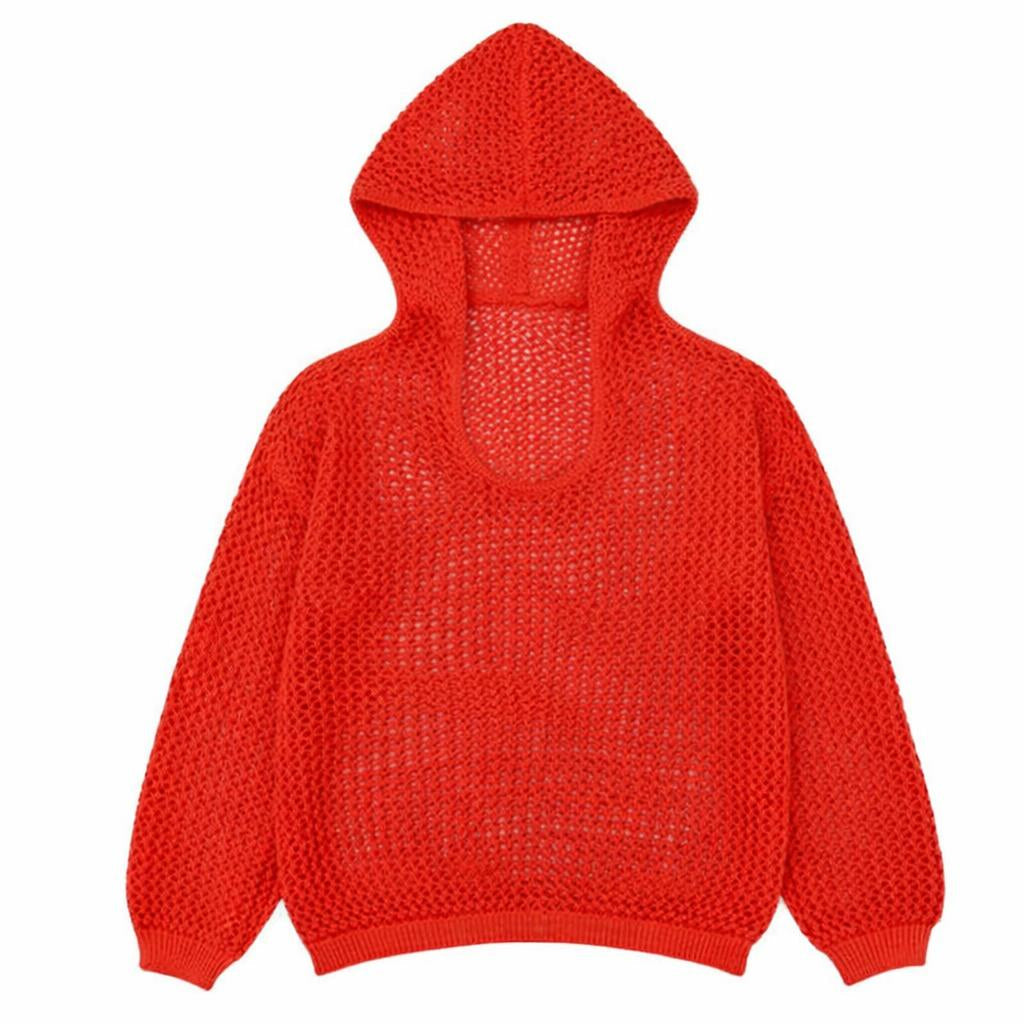 Delyne™ - Knit Hooded Pullover for Easy Layering