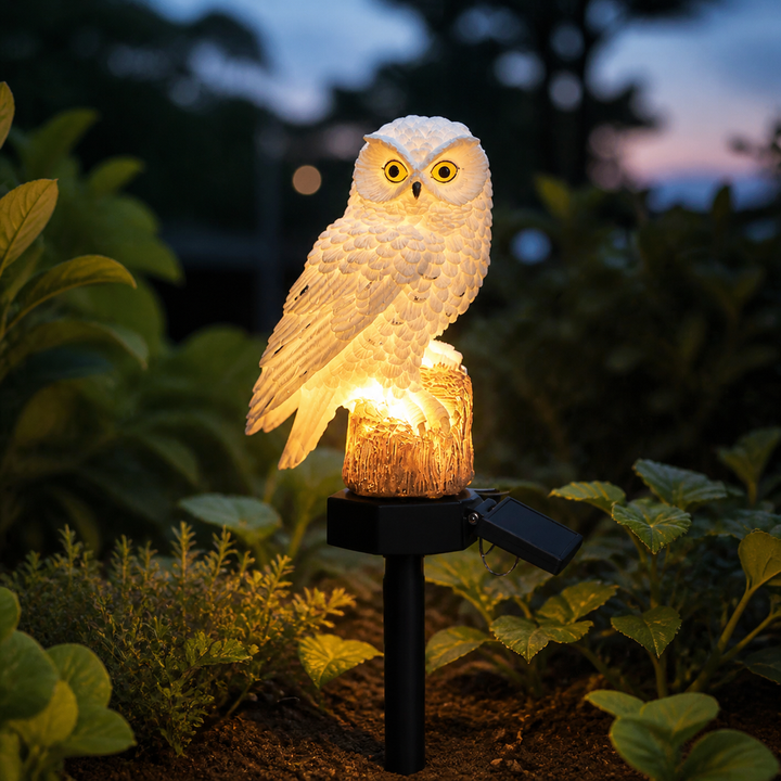 Lumora™ – Solar Owl Garden Light for Magical Dusk Glow