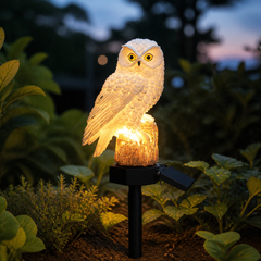 Lumora™ – Solar Owl Garden Light for Magical Dusk Glow