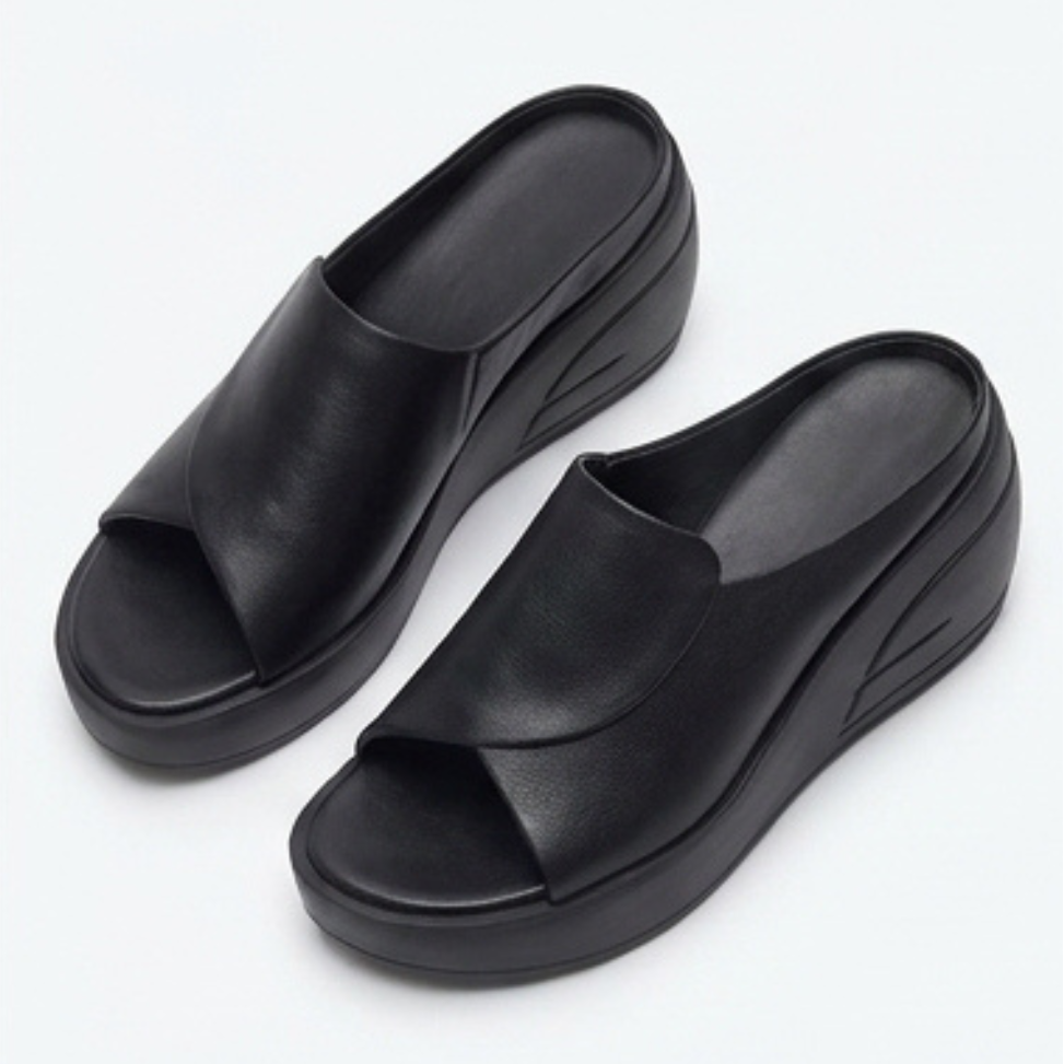 Luneva™ - Cushioned Wedge Sandals for Wide Feet
