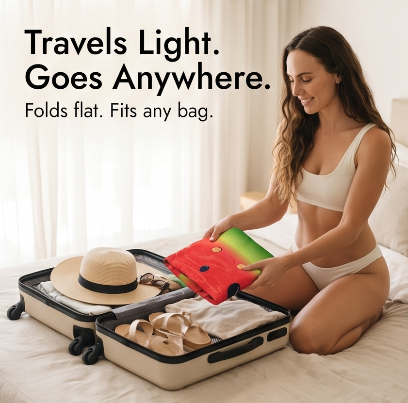 Sandela™ – 2-in-1 Beach Towel & Tote