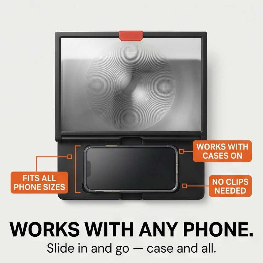 ScreenLift™ – HD Phone Magnifier for Easier Viewing