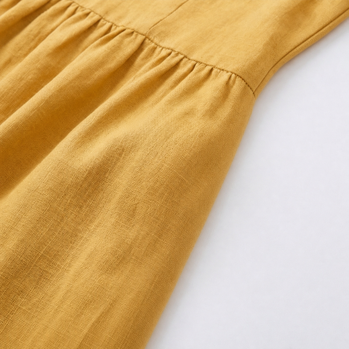 Solenne™ – Relaxed V-Neck Midi Dress
