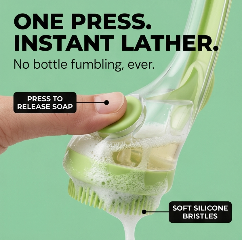 Sudsly™ - Pet Bath Brush with Built-in Shampoo Dispenser