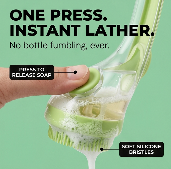Sudsly™ - Pet Bath Brush with Built-in Shampoo Dispenser