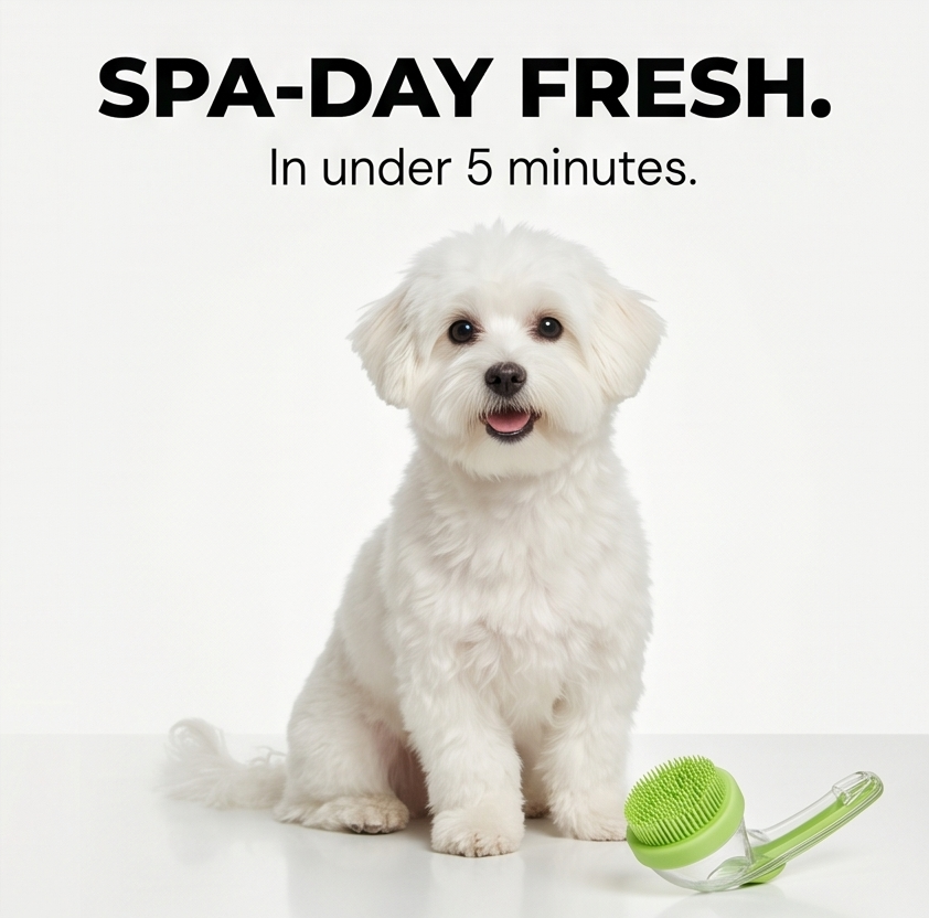 Sudsly™ - Pet Bath Brush with Built-in Shampoo Dispenser