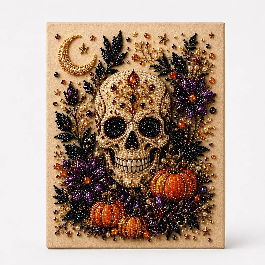 Beadory – Halloween Pearl Bead Craft Kit, Cozy Wall Art DIY